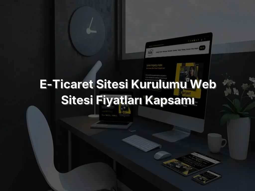 
E-Ticaret Sitesi Kurulumu Web Sitesi Fiyatları Kapsamı
