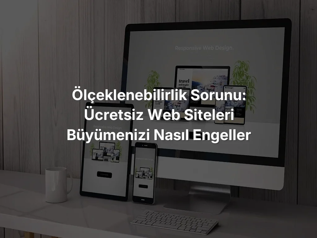 Ölçeklenebilirlik Sorunu: Ücretsiz Web Siteleri Büyümenizi Nasıl Engeller