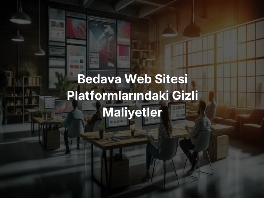 
Bedava Web Sitesi Platformlarındaki Gizli Maliyetler
