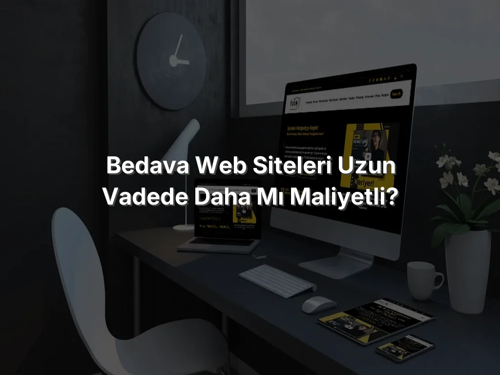 Bedava Web Siteleri Uzun Vadede Daha mı Maliyetli?