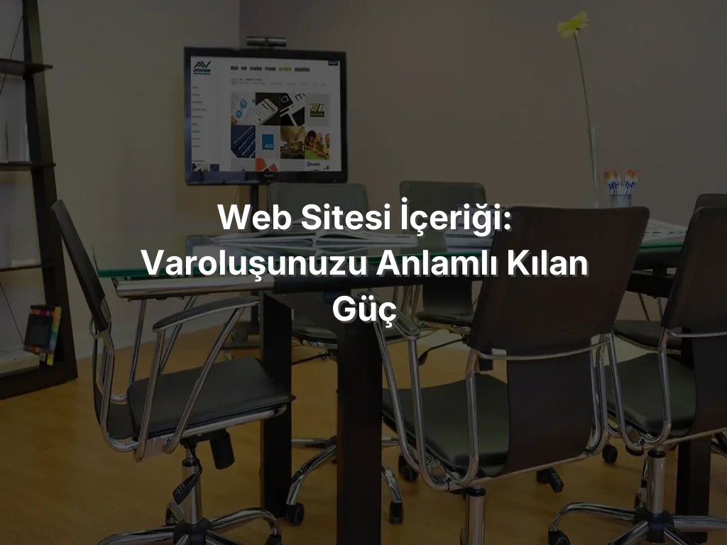 
Web Sitesi İçeriği: Varoluşunuzu Anlamlı Kılan Güç
