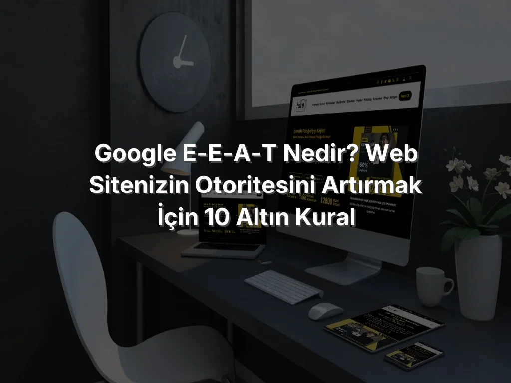 Google E-E-A-T Nedir? Web Sitenizin Otoritesini Artırmak İçin 10 Altın Kural