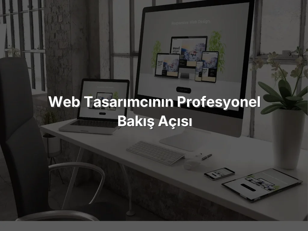 
Web Tasarımcının Profesyonel Bakış Açısı
