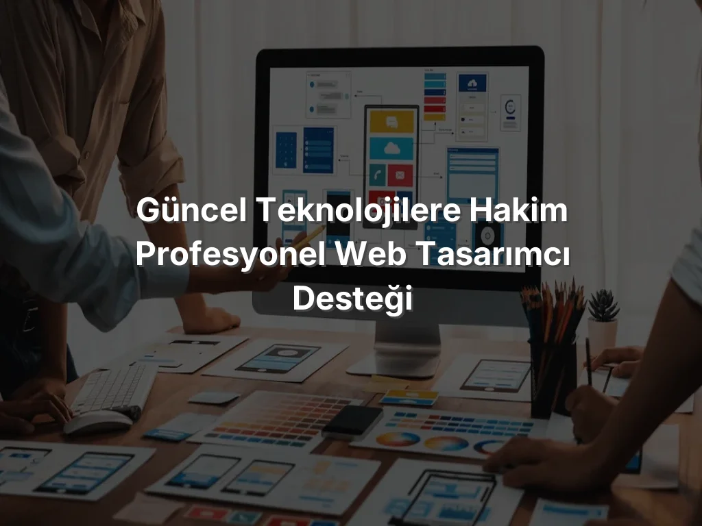 
Güncel Teknolojilere Hakim Profesyonel Web Tasarımcı Desteği
