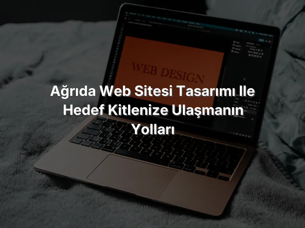 Ağrıda Web Sitesi Tasarımı ile Hedef Kitlenize Ulaşmanın Yolları