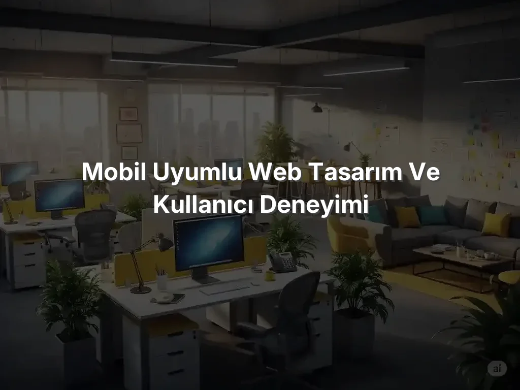 
Mobil Uyumlu Web Tasarım ve Kullanıcı Deneyimi
