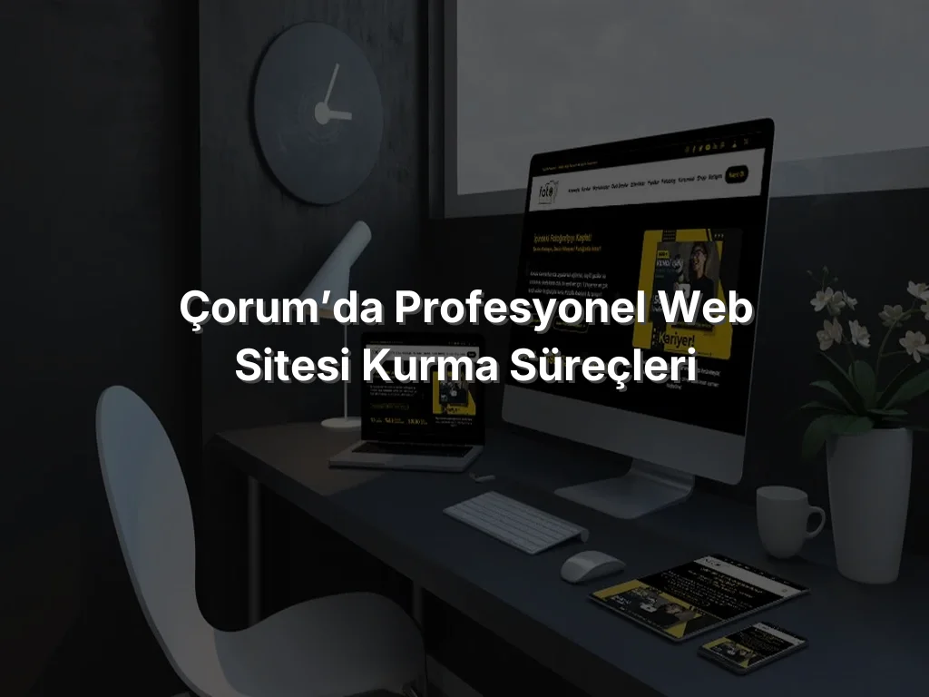 
Çorum’da Profesyonel Web Sitesi Kurma Süreçleri
