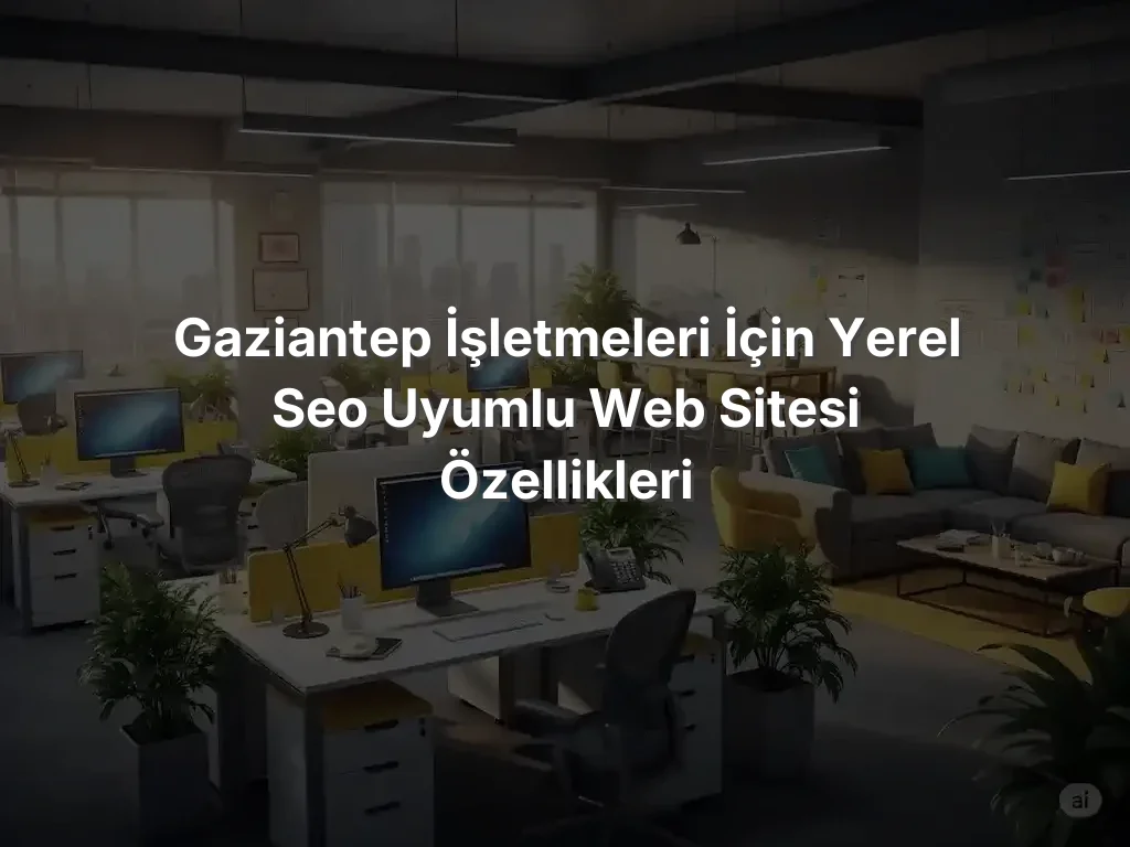 
Gaziantep İşletmeleri İçin Yerel SEO Uyumlu Web Sitesi Özellikleri
