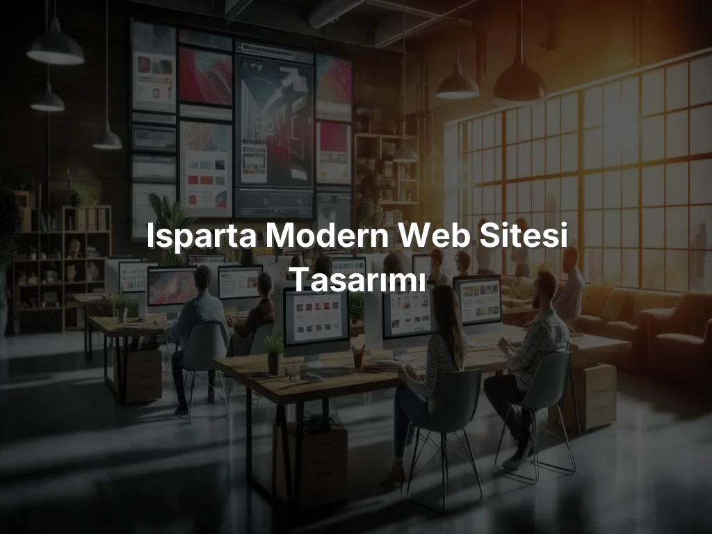 Isparta Modern Web Sitesi Tasarımı